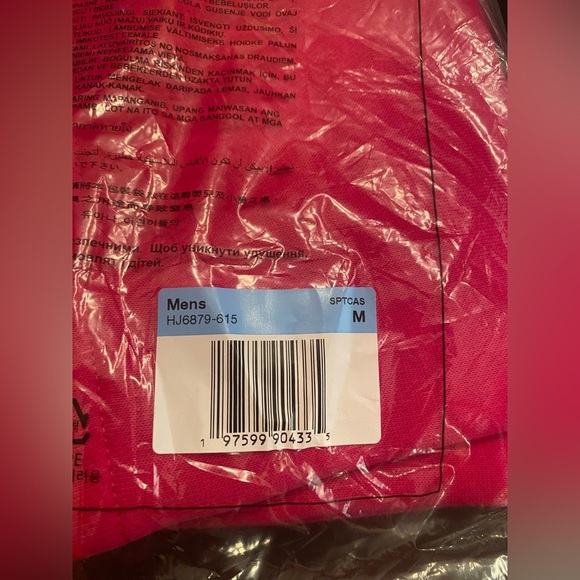 NWT Nike French Terry Sweat Shorts  Fireberry Pink Palm Trees HJ6879-615 Mens - Picture 11 of 12